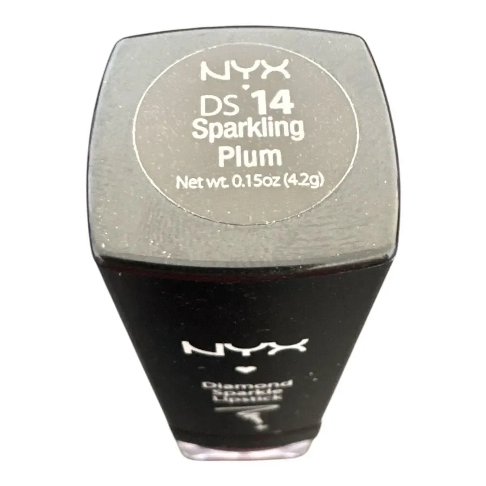 NYX DS14 Sparkling Plum Diamond Sparkle Lipstick 0.15oz New